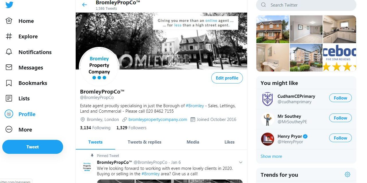 Bromley Property Company Twitter