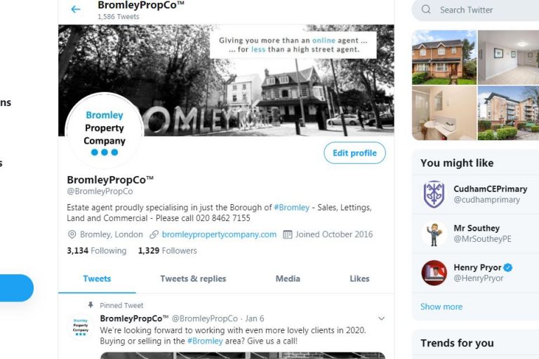 Bromley Property Company Twitter