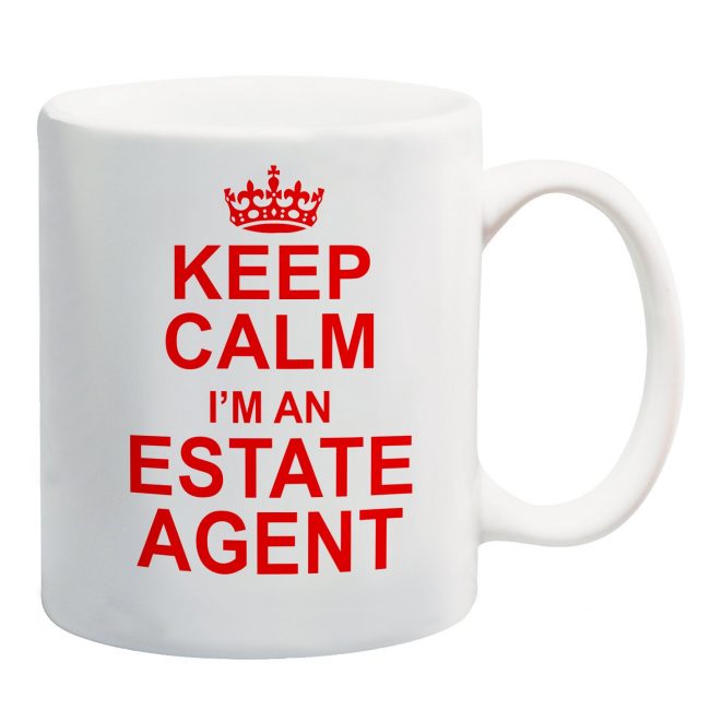 keep calm I'm an estate agent mug