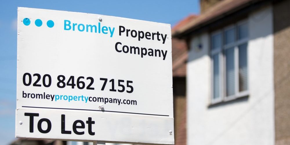 Bromley Property Company to let sign