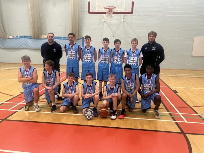 Hayes School basketball team