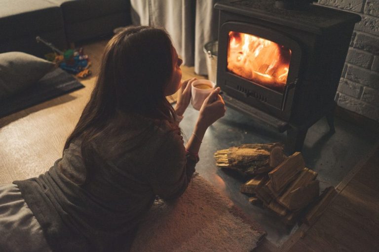 winter property stove